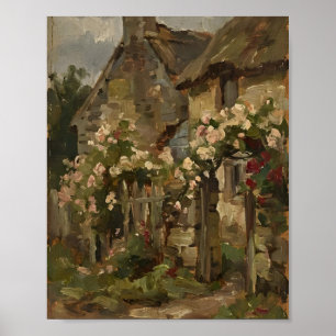 Ripe Fig I Vintage Painting Poster