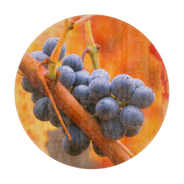 Ripe Grape In Vineyard Cutting Board (Front)