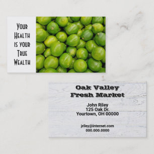 Ripe Green Limes Business Card
