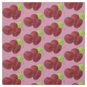 Ripe Raspberry Raspberries Berry Fruit Berries Fabric