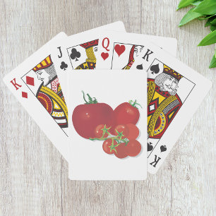 Ripe Red Tomatoes Playing Cards