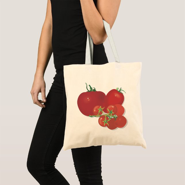 Ripe Red Tomatoes Tote Bag (Creator Uploaded)