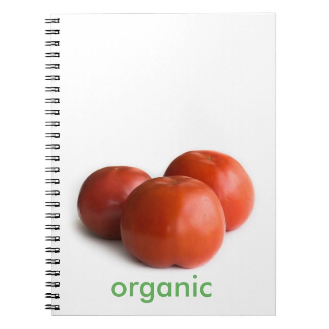 Ripe tomato spiral notebook (Front)