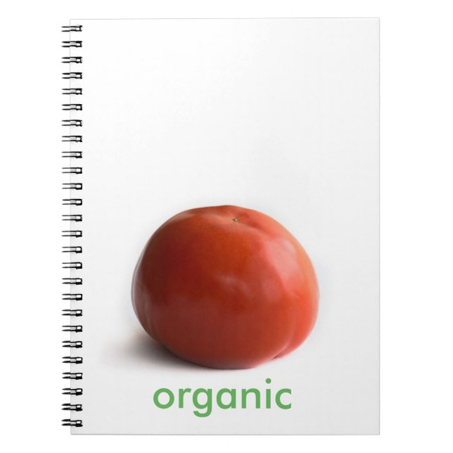 Ripe tomato spiral notebook (Front)