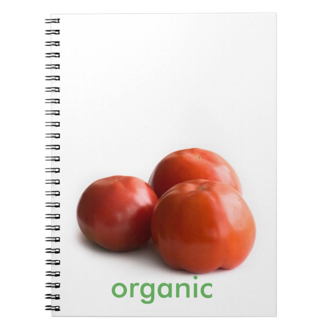 Ripe tomato spiral notebook (Front)