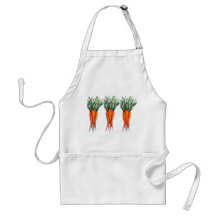 Ripe Vegetable Garden Carrots Bunch Veggie Veg Standard Apron