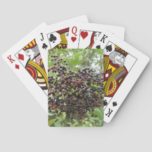 Ripening Elderberries Playing Cards