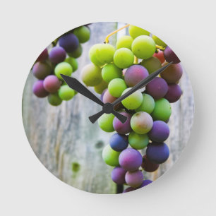 Ripening Grapes Round Clock