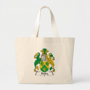 Ripley Family Crest Large Tote Bag