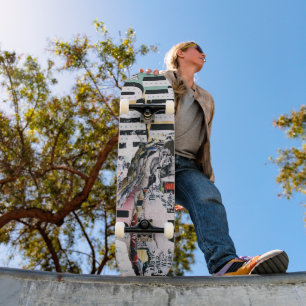 Ripped art  skateboard