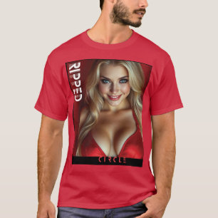 Ripped Circle Beautiful Woman T-Shirt
