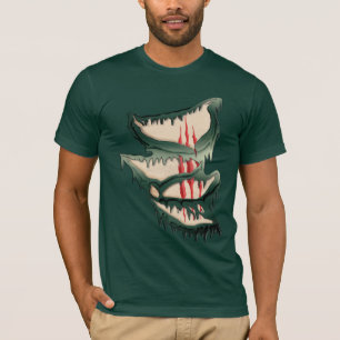 RIPPED CLAW SCRATCH Special-effects T-SHIRT