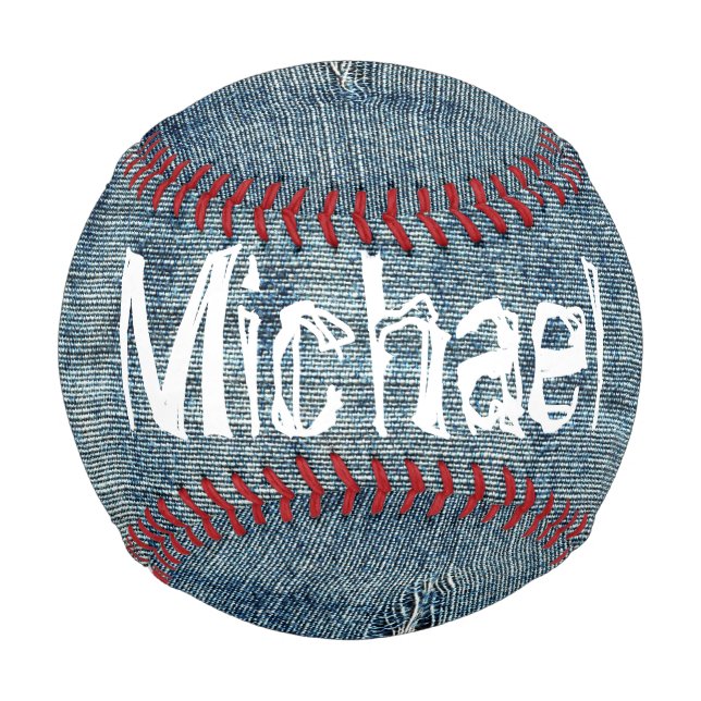 Ripped Denim - Personalised Baseball (Back)