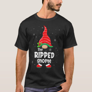 Ripped Gnome Matching Family Group Christmas Party T-Shirt