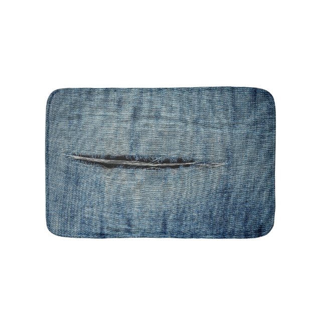 Ripped Jeans Bath Mat (Front)