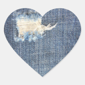Ripped Jeans Faux Look Stickers