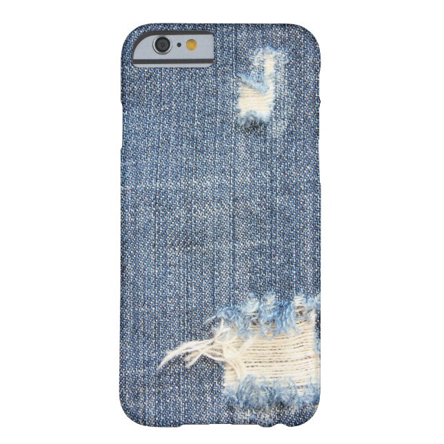 Ripped Jeans Look iPhone 6 Case (Back)