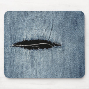 Ripped Jeans Mouse Pad