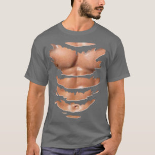 Ripped Muscle  Funny Halloween Costume  T-Shirt