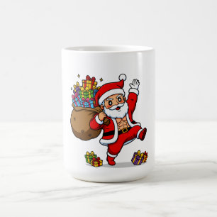 Ripped Santa Christmas Muscular Claus & Holiday Coffee Mug