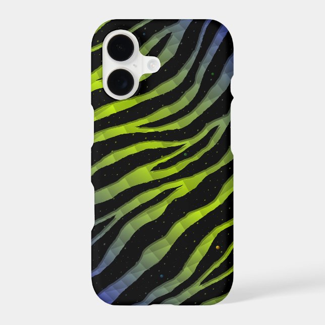 Ripped SpaceTime Stripes - Blue/Lime (Back)