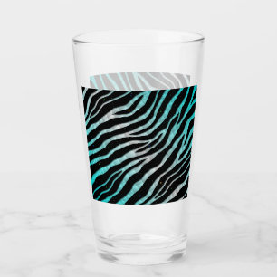 Ripped SpaceTime Stripes - Cyan/White Glass