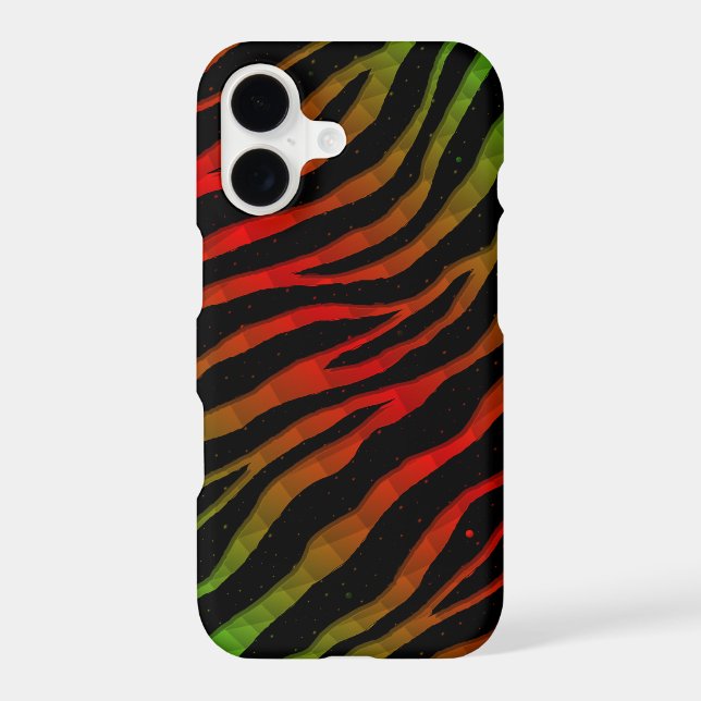 Ripped SpaceTime Stripes - Green/Red (Back)