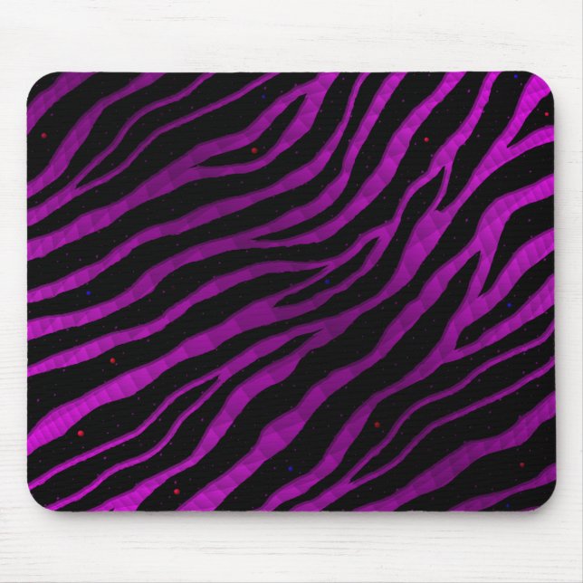 Ripped SpaceTime Stripes - Pink/Purple Mouse Pad (Front)