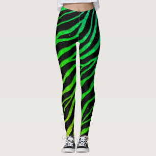 Ripped SpaceTime Stripes - Rainbow RYGCB Leggings