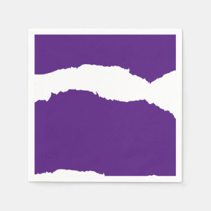 Ripped Wave Purple Napkin