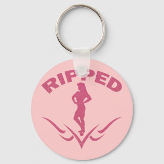 RIPPED WOMAN BODYBUILDER KEY RING