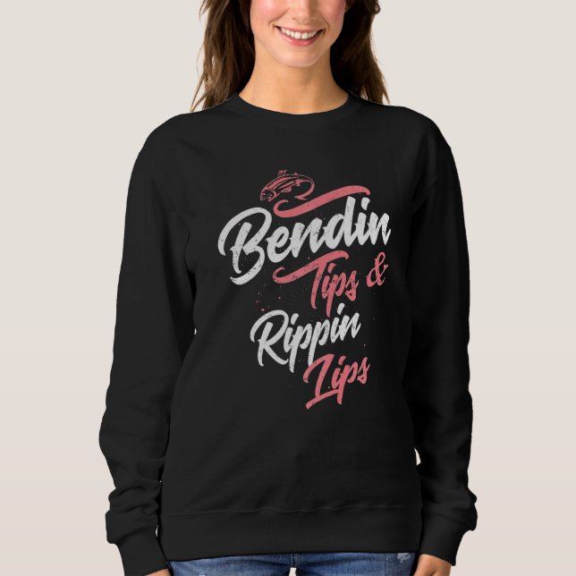 Rippin Lips Bass Pro Fishing Men Women Fishermen Sweatshirt (Front)
