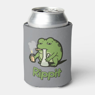 Rippit Funny Frog Stoner Gift, Stoner Girls Frog Can Cooler