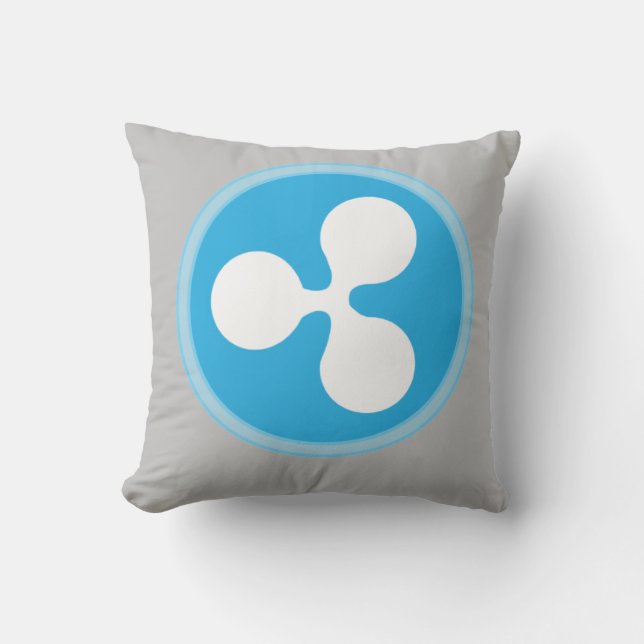 ripple crypto style  cushion (Front)