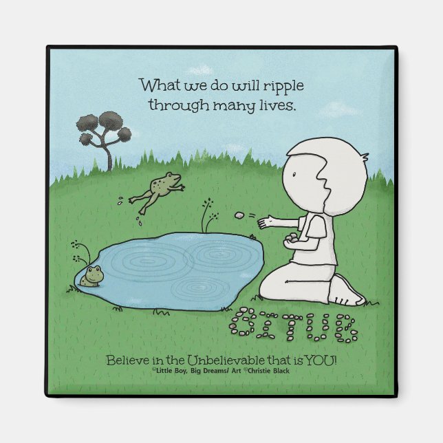 Ripple Effect Magnet (Front)