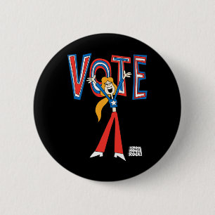 Ripple Junction X Schoolhouse Rock Vote For Sarah  6 Cm Round Badge