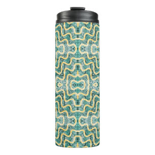 Ripple Teal Thermal Tumbler