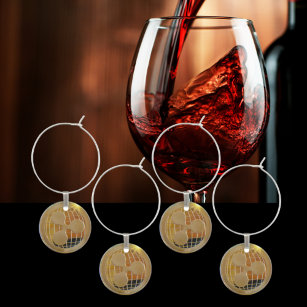 Ripple XRP Gold Wine Charms