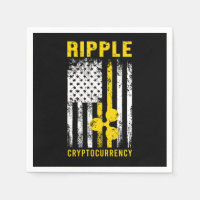 Ripple XRP US Flag American Cryptocurrency Gift