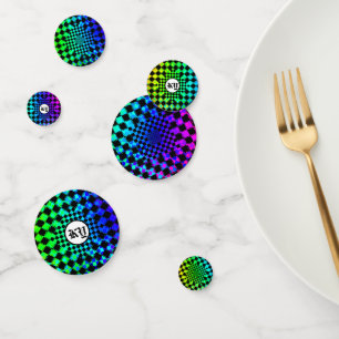 Rippled Checkers by Kenneth Yoncich Confetti