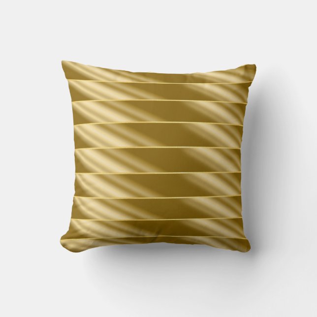 Rippled Gold Cushion (Front)
