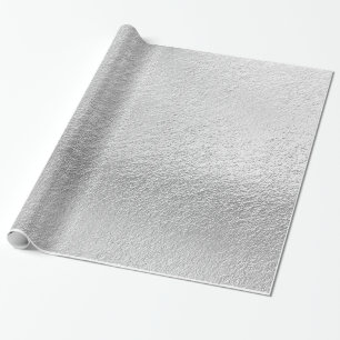 Rippled Silver Wrapping Paper