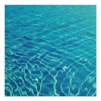 Ripples and wave patterns on crystal clear water