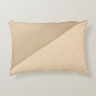 RIPPLES IN THE DRY SANDS OF A WHITE AIR DESERT DECORATIVE CUSHION