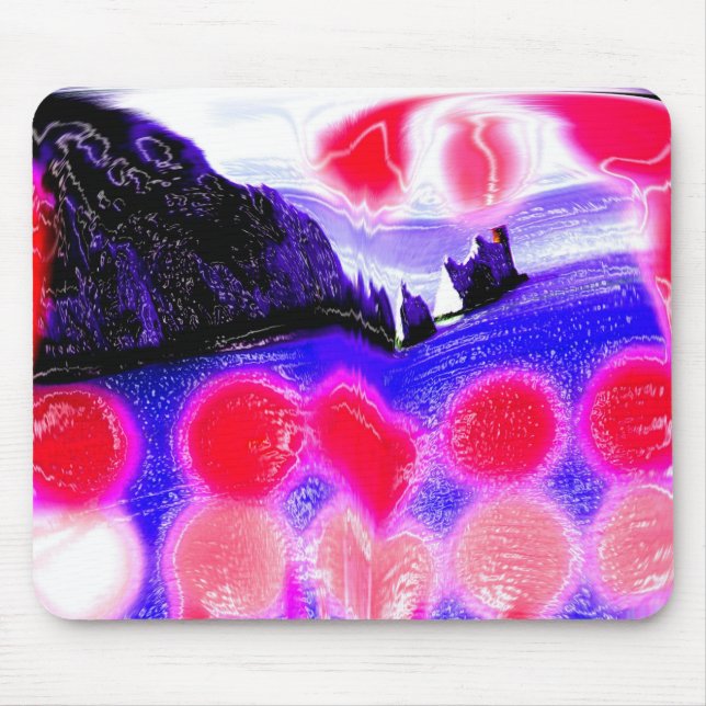 Ripples in time art mouse pad (Front)