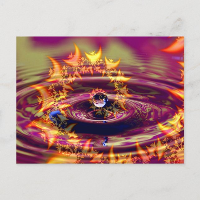 Ripples of Love and Light Postcard (Front)