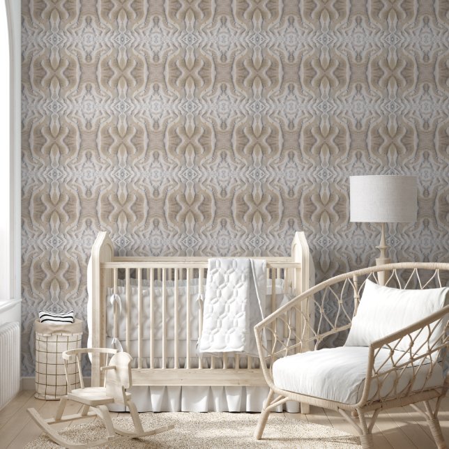 Ripples on a sandy beach L-size pattern Wallpaper (Kids)