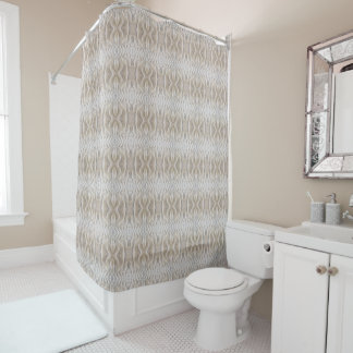 Ripples on a sandy beach S-size pattern Shower Curtain