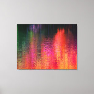 Ripples on Fire Canvas Triptych Print