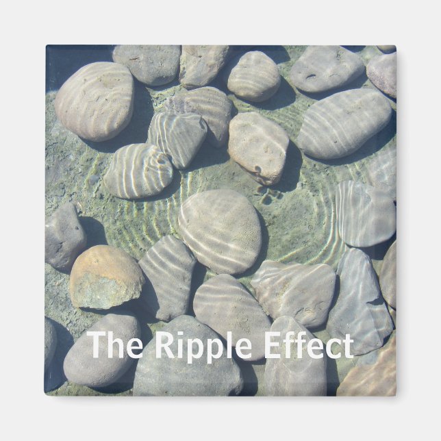 Ripples on the Water Magnet (Front)